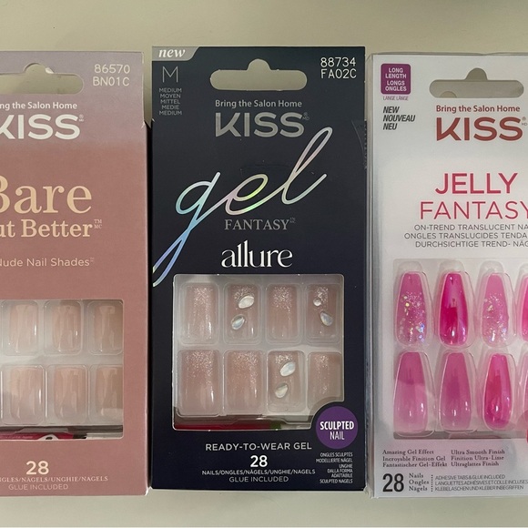 Kiss press on nail - lot of 3 - Picture 3 of 6